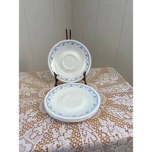 Corelle “Morning Blue” Replacement Saucers, Set of 5